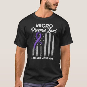 T-shirt Micro Preemie Nicu Nouveau Papa Naissance prématur