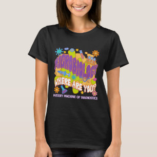 T-shirt Microbiologie Mystère Machine De Diagnostics Lab N