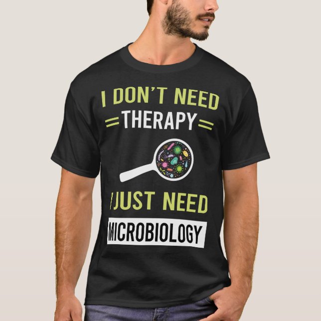 T-shirt Microbiologie thérapeutique Microbiologiste (Devant)