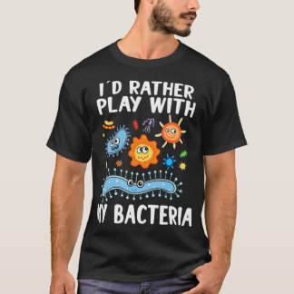 T-shirt Microbiologiste Laboratoire de microbiologie Staph