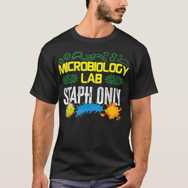 T-shirt Microbiologiste Microbiologie Lab Staph Lab Staph  (Devant)