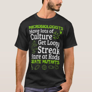 T-shirt Microbiologiste Microbiologie Tee