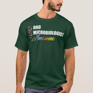 T-shirt Microbiologiste Papa génial