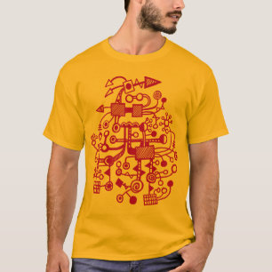 T-shirt Microcosme Macrocosme - Violet