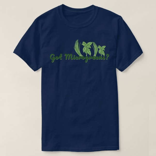 T-shirt Microgreens Gardening 4 (Design devant)