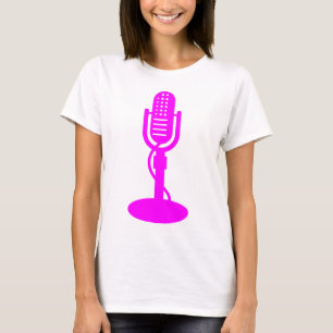 T-shirt Microphone - Magenta
