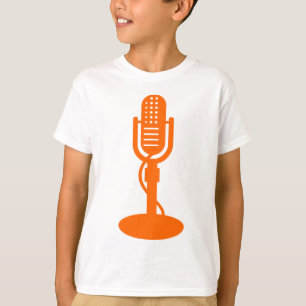 T-shirt Microphone - orange