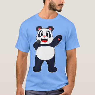 T-shirt Microphone Panda Singer