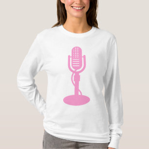 T-shirt Microphone - rose
