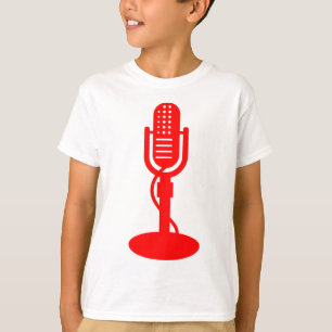 T-shirt Microphone - Rouge