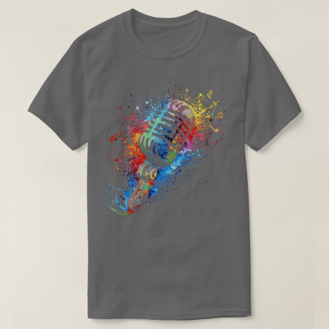 T-shirt Microphone sauvage (Design devant)