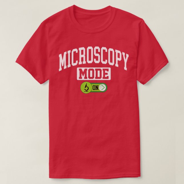 T-shirt Microscopie Mode sur Microscope Cytologiste Microb (Design devant)