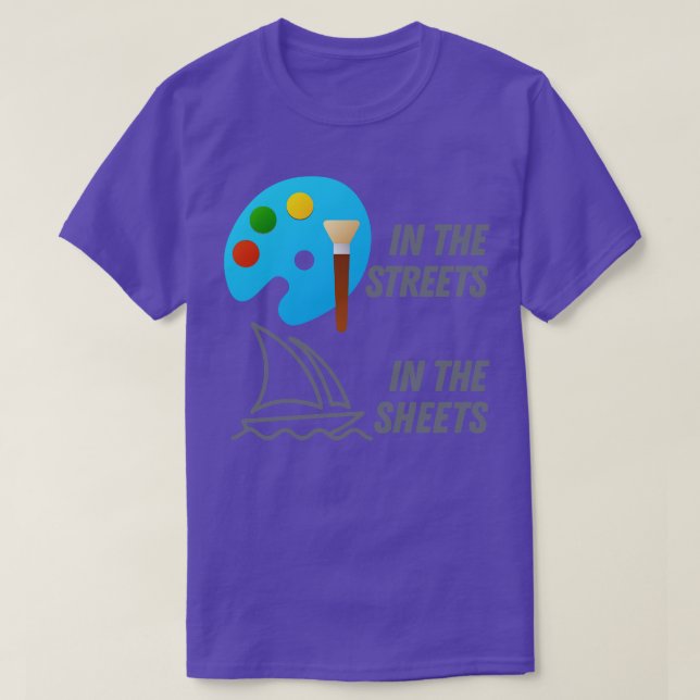 T-shirt Microsoft Peindre Dans Les Feuilles Mi-Chemin Dans (Design devant)