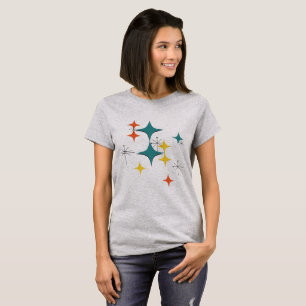 T-shirt Mid Century Modern Eames L'ère atomique Starburst