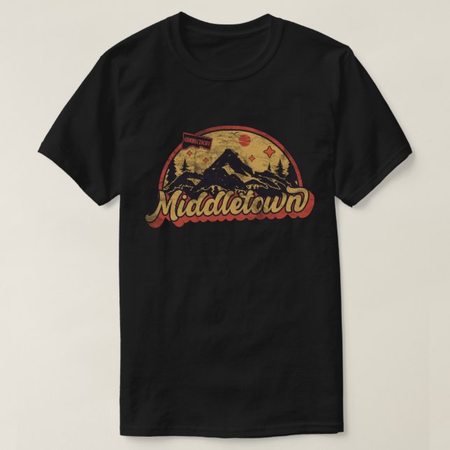 T-shirt Middletown, Connecticut (Design devant)
