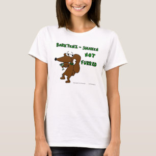 T-shirt Midge "BARKTINI SHAKEN NOT FURRED" Femmes adolesce