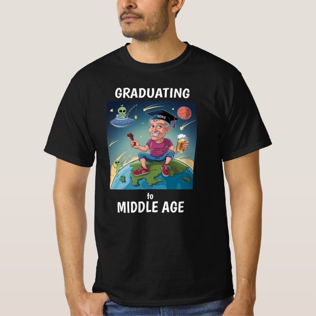 T-shirt Midlife personnalisé (Devant)
