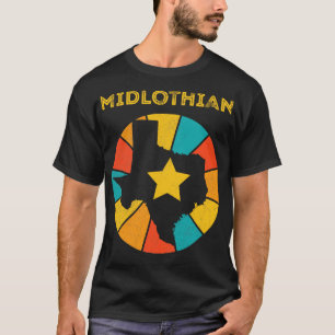 T-shirt Midlothian Texas Vintage Souvenir désorganisé 1