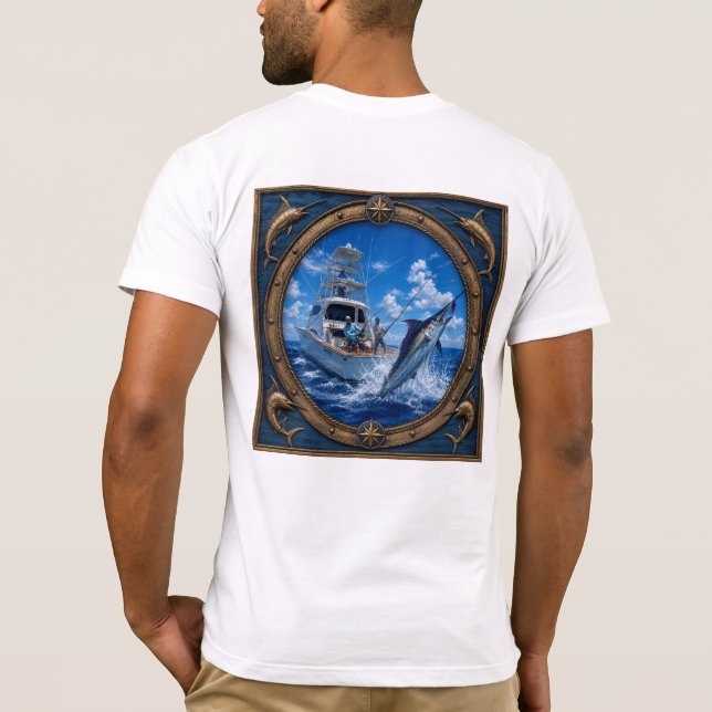 T-Shirt Midnight Blue Marlin (Rückseite)