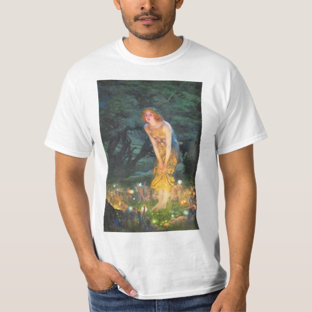 T-shirt Midsummer Eve (1908) par Edward Robert Hughes (Devant)