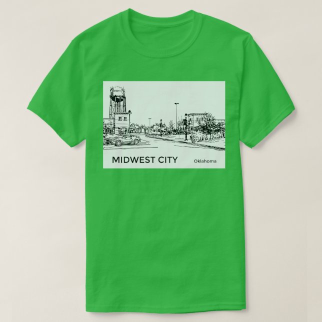 T-shirt Midwest City Oklahoma (Design devant)