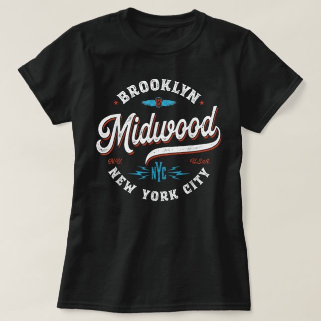 T-shirt Midwood Brooklyn 995 (Design devant)