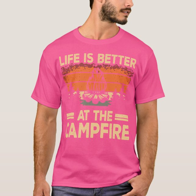 T-shirt Mieux À Camping Outdoor Life Camping (Devant)