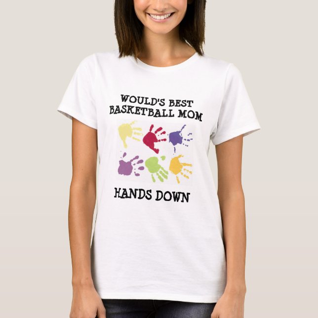 T-shirt Mieux chemise de maman de basket-ball (Devant)
