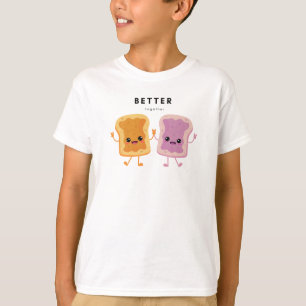 T-shirt Mieux combiner le beurre d'arachide et la gelée