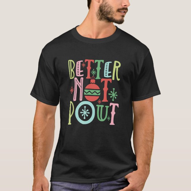 T-shirt Mieux ne pas prendre Funky jeu de Noël dégoûté (Devant)
