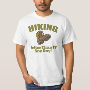 T-shirt Mieux que la télévision - Randonnée
