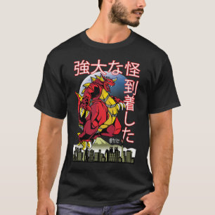 T-shirt Mighty Kaiju Monster Men Black