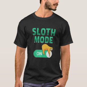 T-shirt Migner Sloth Loth Sloth Mode Sloth Activé