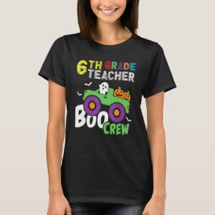T-shirt Mignon 6ème Sixième année équipage Boo Prof Hallow