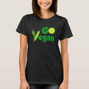 T-shirt Mignon, allez végane - Haricot Kiwi Végétarien