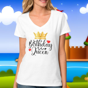 T-shirt mignon anniversaire Queen word art