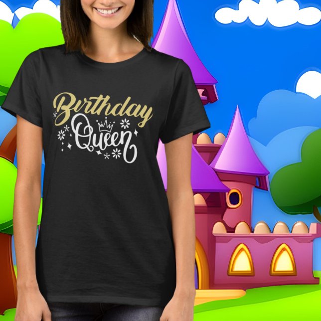 T-shirt mignon anniversaire Queen word art (Créateur téléchargé)