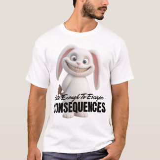 T-shirt Mignon Assez Pour Échapper Aux Conséquences