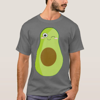 T-shirt mignon avocat winking kawaii