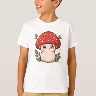 T-shirt Mignon Bébé Champignon Kawaii