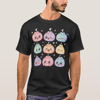 T-shirt Mignon Boulette Kawaii Pastel Amoureux d'Anime Enf