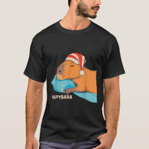 T-shirt Mignon Capybara Sleeng Napybara Pyjama Garçons Fil