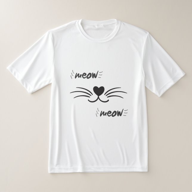 T-shirt mignon chat. (Poser)