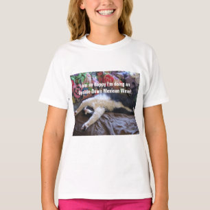 T-shirt Mignon Chat Smoking Tuxedo Mexicain chats