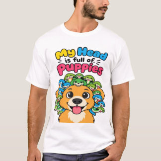 T-shirt Mignon Chien Medusa Mythologique Drôle Maillot de 