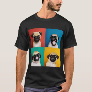 T-shirt Mignon chiot Pug