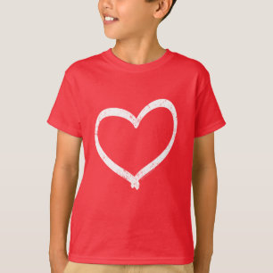 T-shirt mignon de coeur de Saint-Valentin