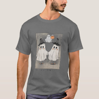 T-shirt mignon de fantôme d'Halloween
