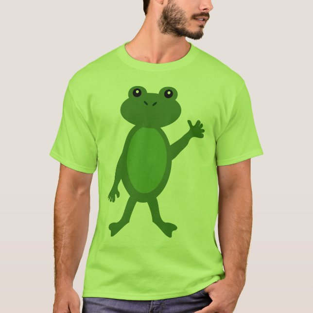 T-shirt mignon de grenouille (Devant)