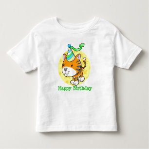 T-shirt mignon de joyeux anniversaire de CUB de